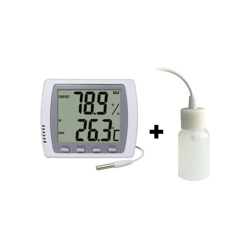 Double thermomètre/hygromètre + ralentisseur thermique