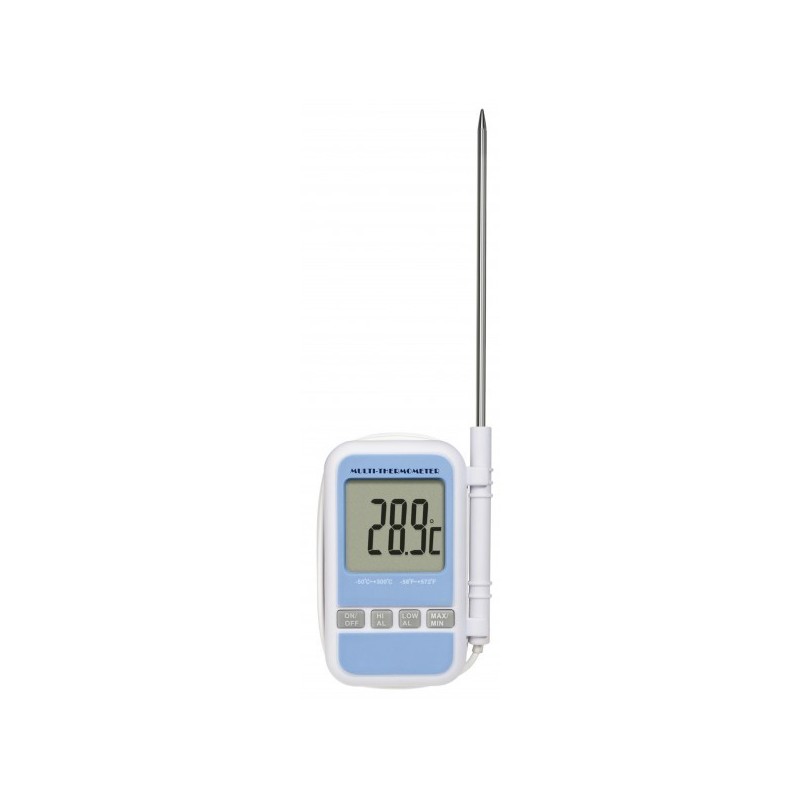 Thermomètre de poche - sonde - alarme - grand affichage