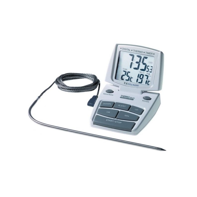 Thermomètre spécial four - alarme - minuteur