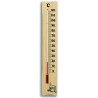 Thermomètre analogique à alcool - Sauna - Plaque pin massif