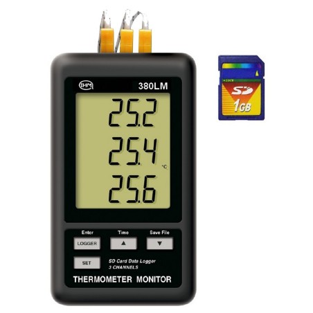 Thermomètre enregistreur autonome sur carte SD
