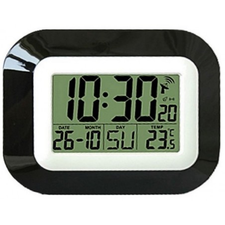 Horloge LCD Radio pilotée - Heure, Date et Température