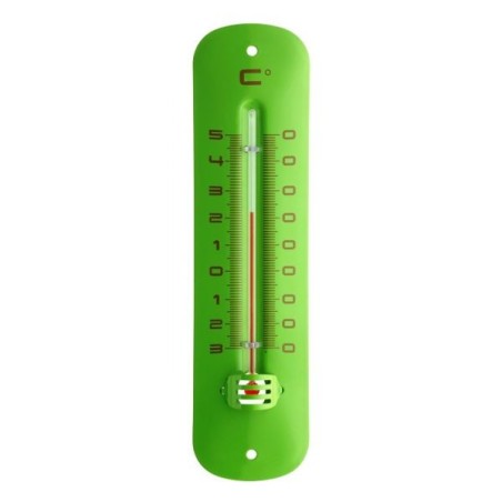 Thermomètre extérieur métal vert