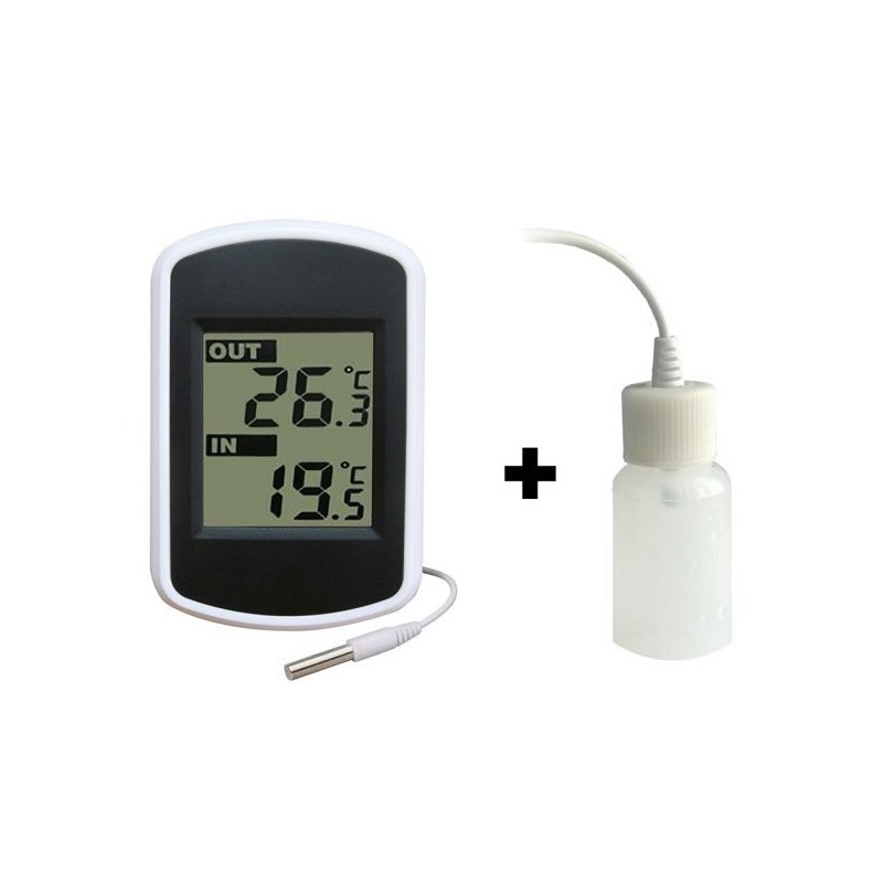 Thermomètre intérieur avec sonde filaire extérieur digital