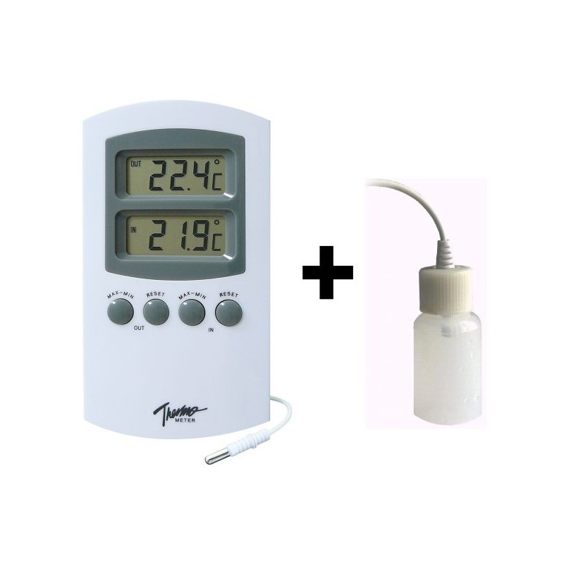 Thermomètre intérieur/extérieur + ralentisseur thermique